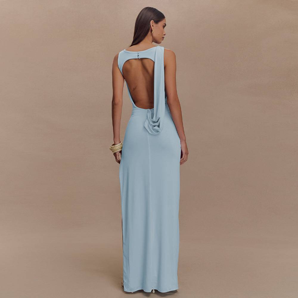Ilse | Stylisches Maxikleid mit hohem Beinschlitz