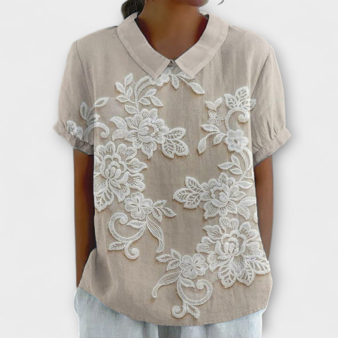 Reinhild | Hemd mit Vintage-Druck
