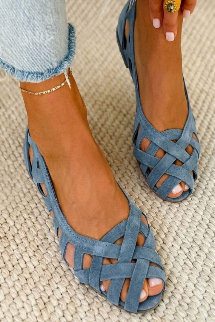Magda | Geflochtene Sommersandalen
