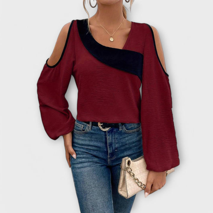 Ottilie | Bluse mit quadratischem Ausschnitt