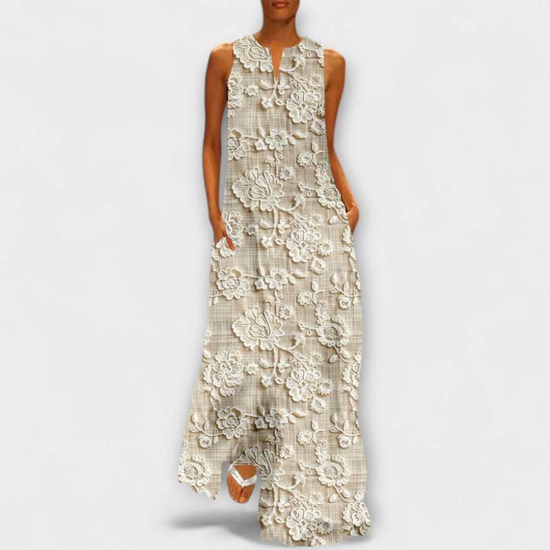 Josephine | Kleid mit Spitzenmuster