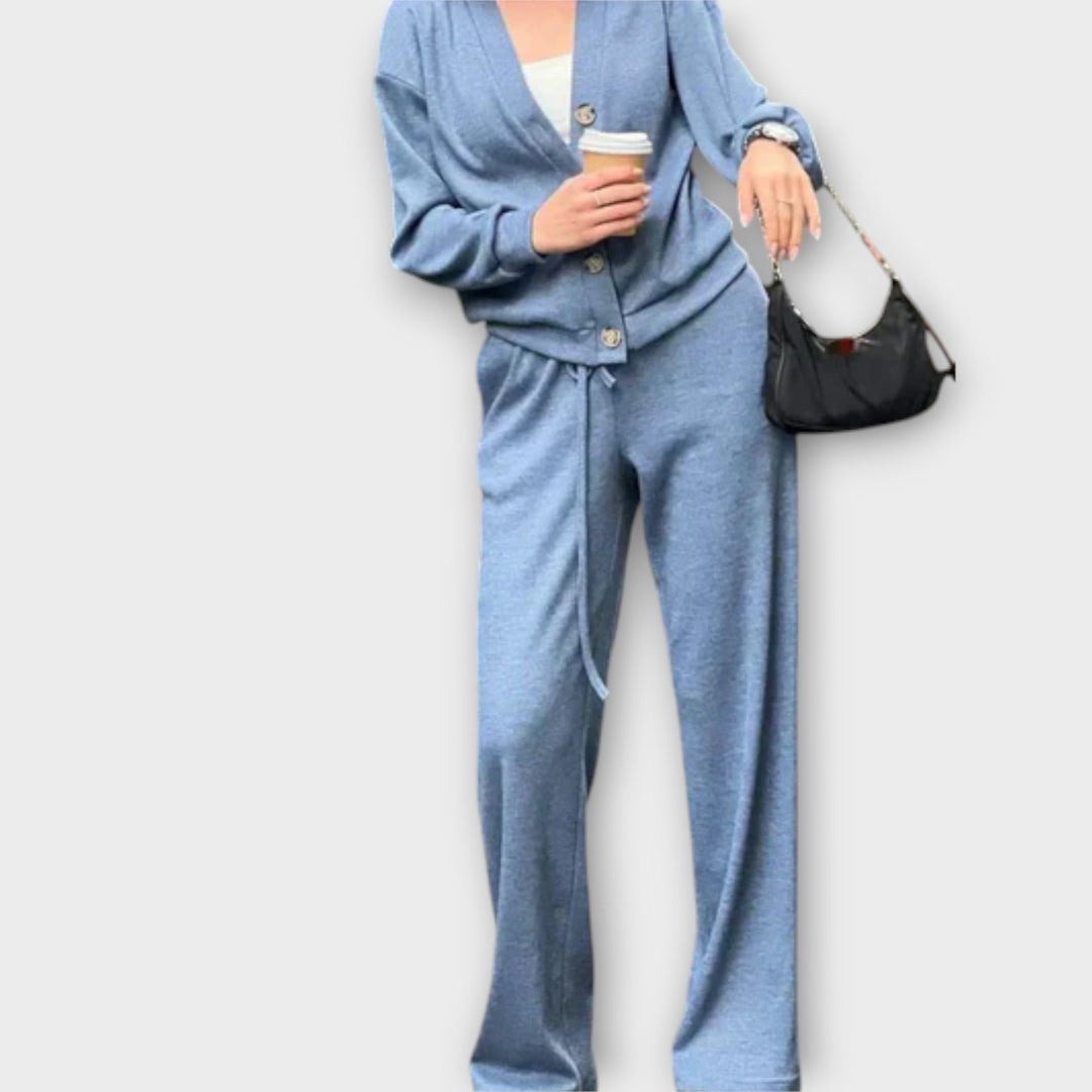 Henrike | Strickjacke & Hosen-Set