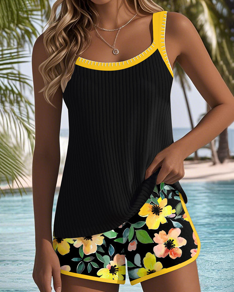 Birgit | Zweiteiliges Elegantes Tankini-Set