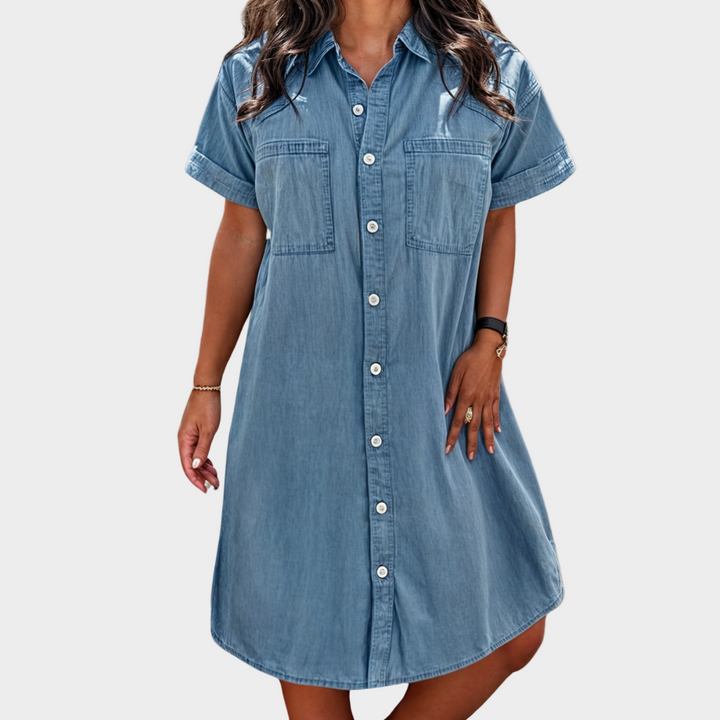 Lore | Sommerliches, sanftes Jeanskleid