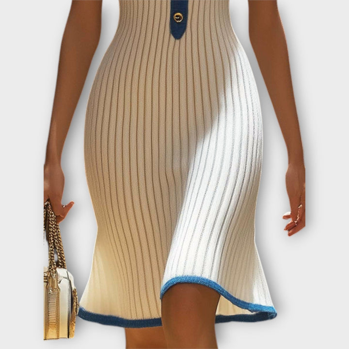 Wilhelmine | Schickes Fishtail Midi-Kleid