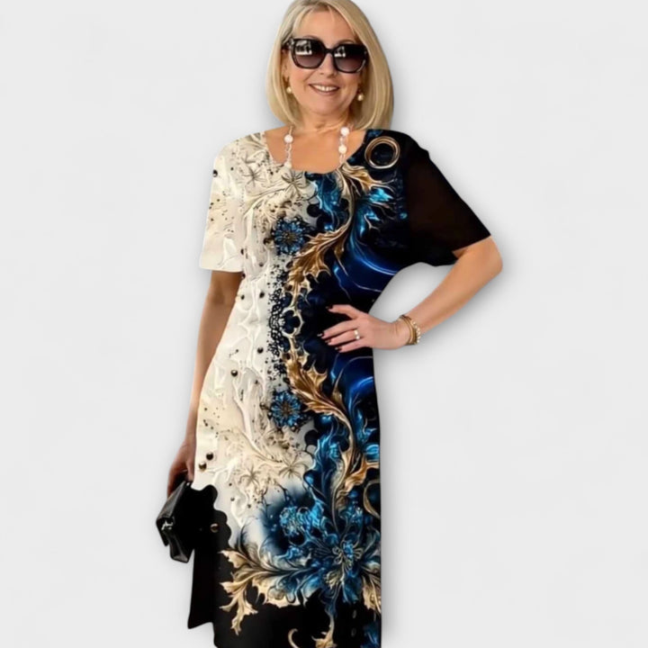 Rieke | Sommerblumenbrise Kleid