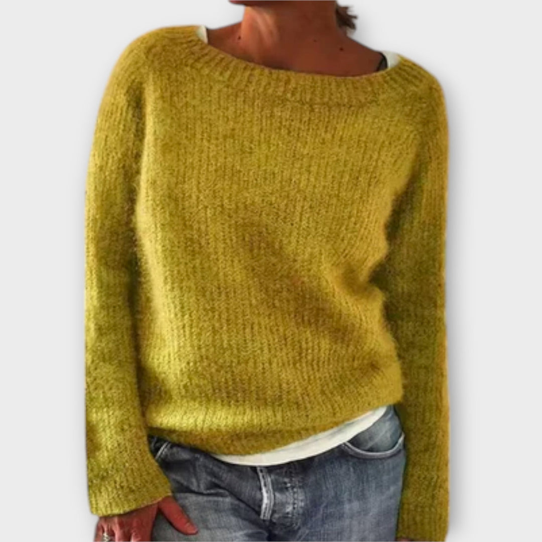 Lia | einfarbiger Pullover