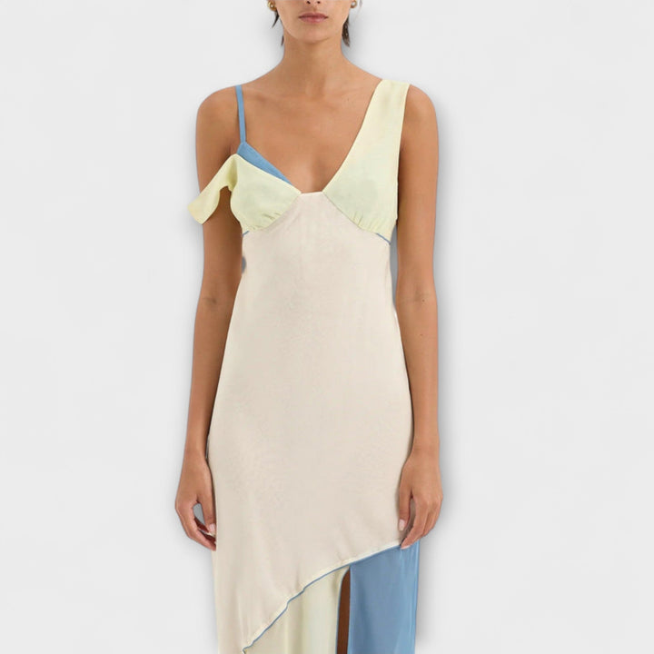 Gertrud | Thames Midi-Kleid mit Splice-Detail