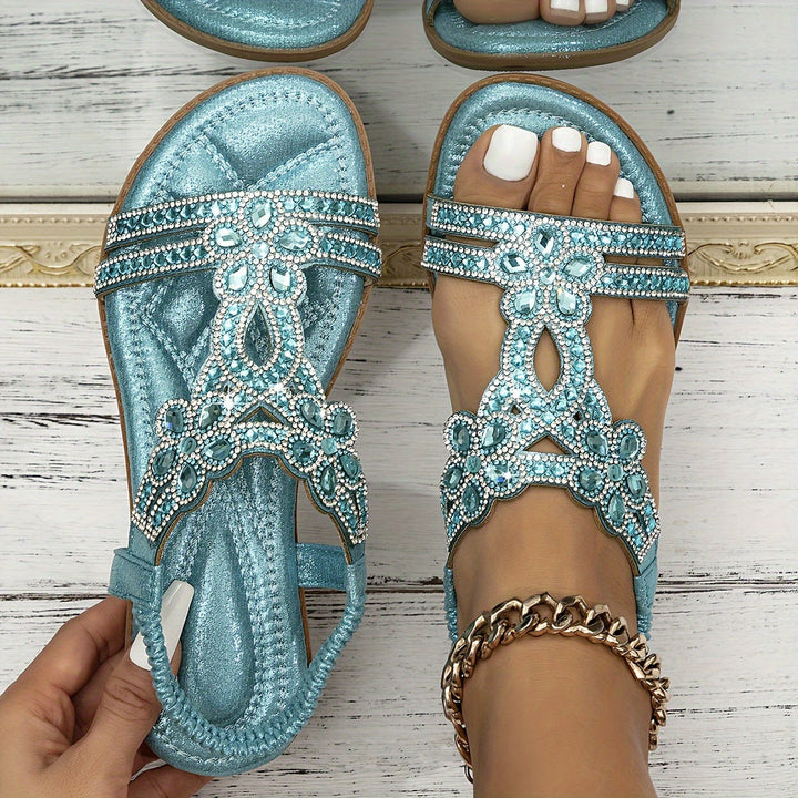 Therese | Orthopädische Kristall-Sandalen