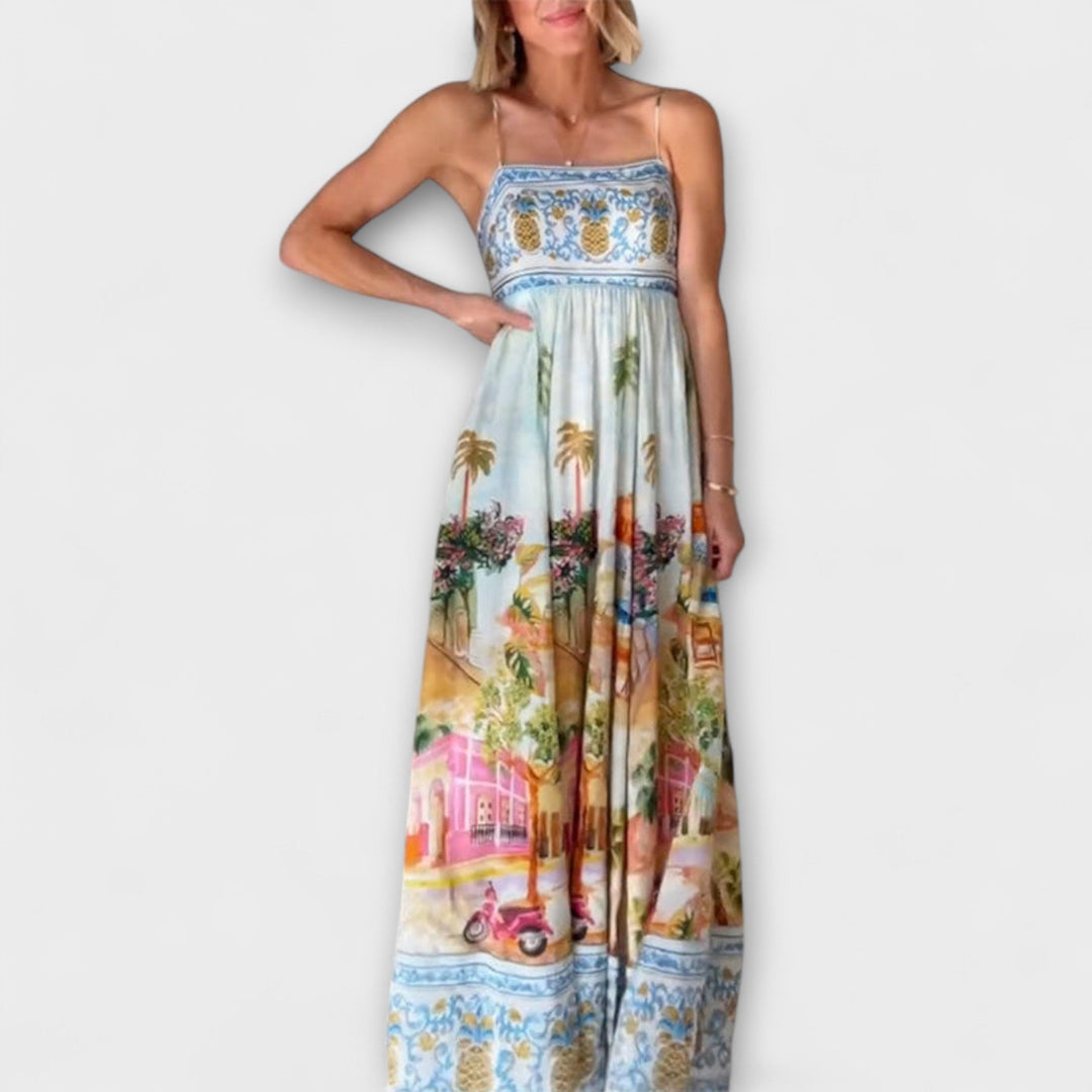 Neele | Aracati mehrfarbig Maxikleid