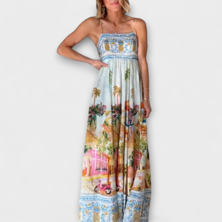 Neele | Aracati mehrfarbig Maxikleid