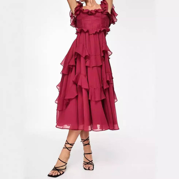 Rosalie | Kleid mit Rüschendetails