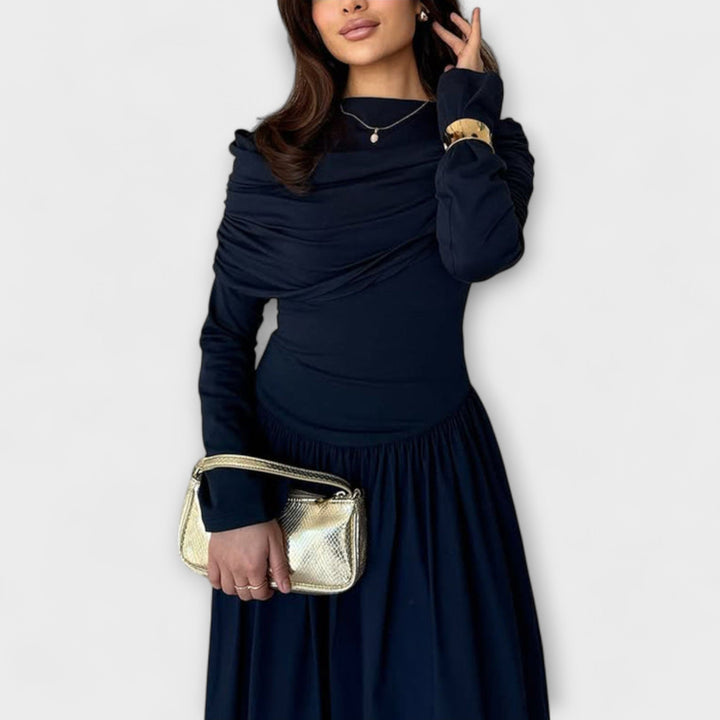Martina | Entspanntes Plissee-Kleid
