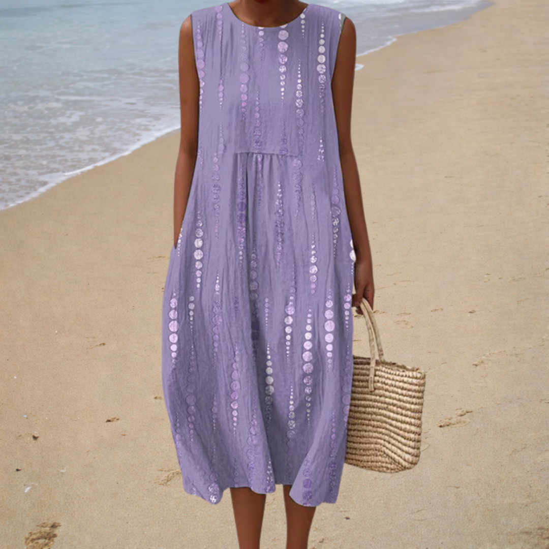 Jennifer | Bequemes Sommerkleid Ärmellos
