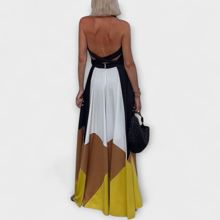 Ida | Langes Kleid mit Offenem Rücken