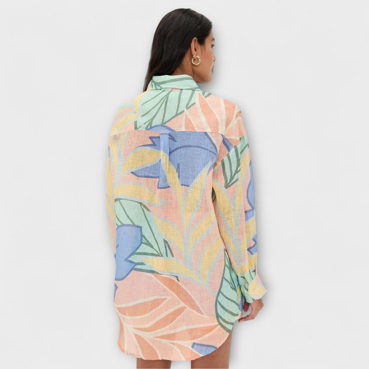 Elfriede | Tropisches Blattdruck Kurzset von Playa Boyfriend