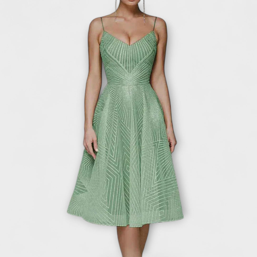 Gretchen | Damen Luxuskleid mit Stickereien