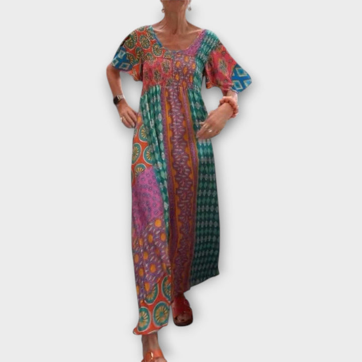 Frida | Lebhaftes Boho-Kleid
