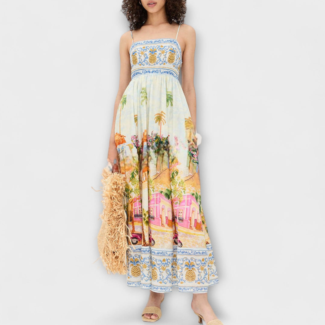Neele | Aracati mehrfarbig Maxikleid