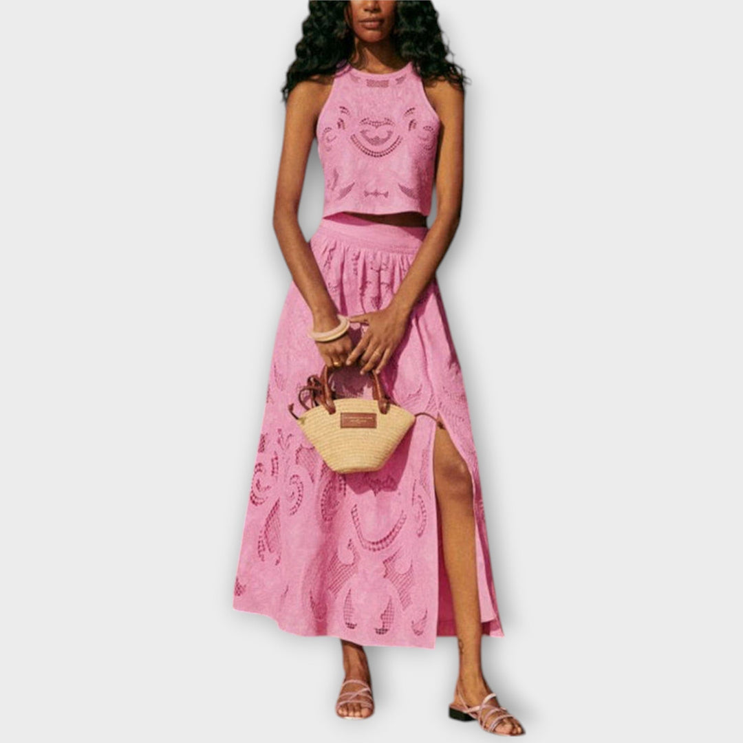 Selma | Atemberaubendes Cut-out Spitzen Set