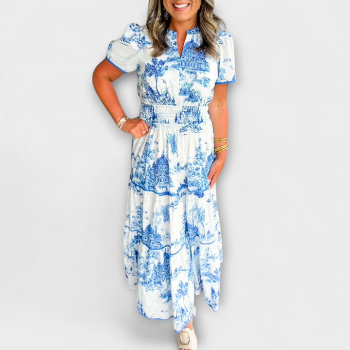 Petra | Zeitloses Toile-Maxikleid-Kleid