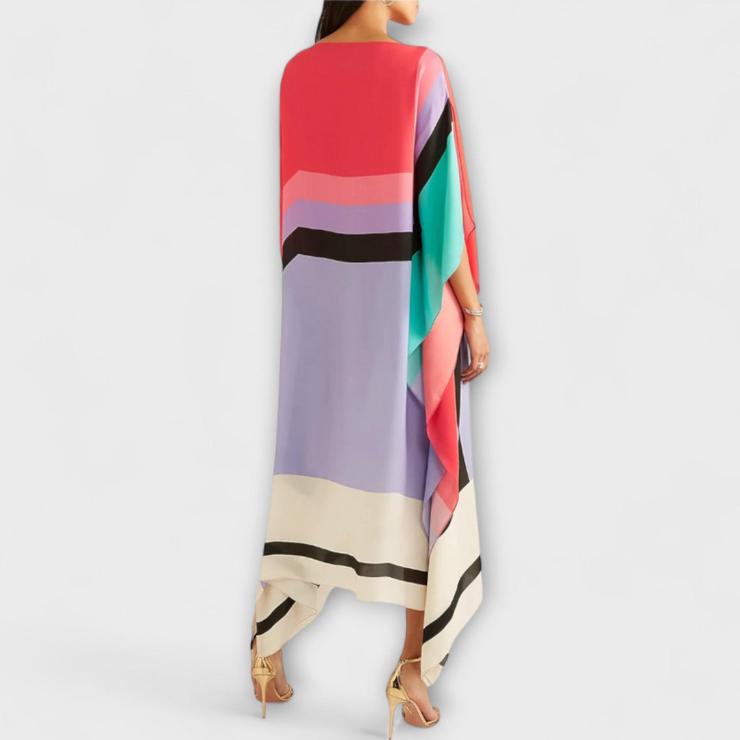 Annemarie | Locker geschnittener geometrischer Kaftan