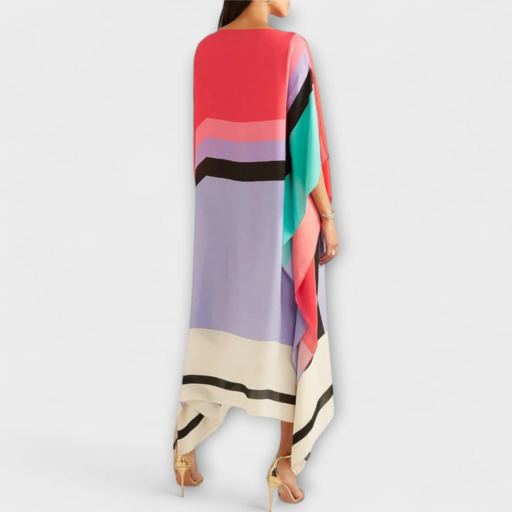 Annemarie | Locker geschnittener geometrischer Kaftan