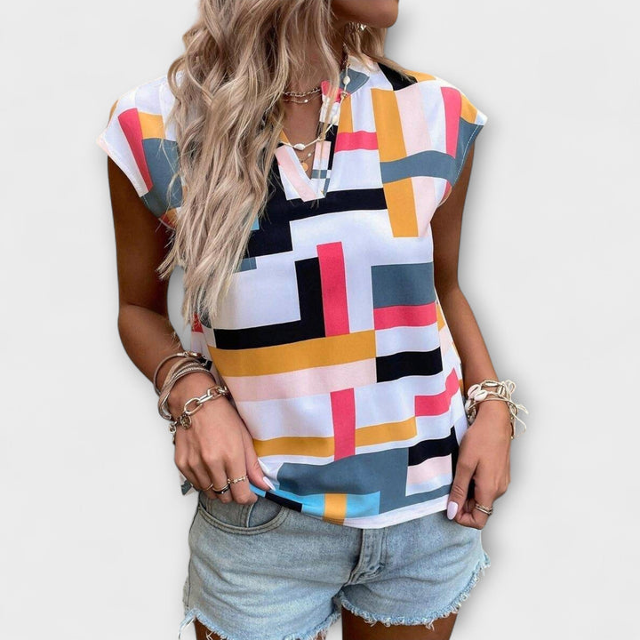 Edith | Kurzärmelige Bluse