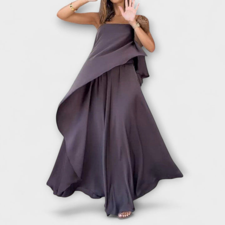 Marlene | Schickes ärmelloses Bandeau-Top und Rock