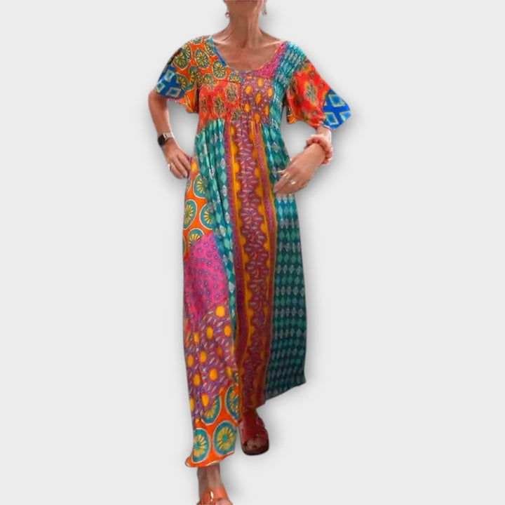 Frida | Lebhaftes Boho-Kleid