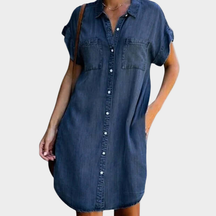Margaretha | Lässiges Jeanskleid