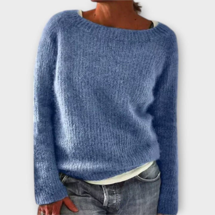 Lia | einfarbiger Pullover