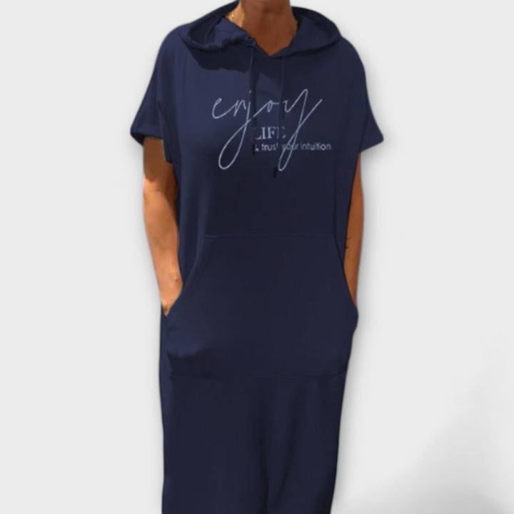 Nina | Entspanntes Kapuzenkleid Kleider