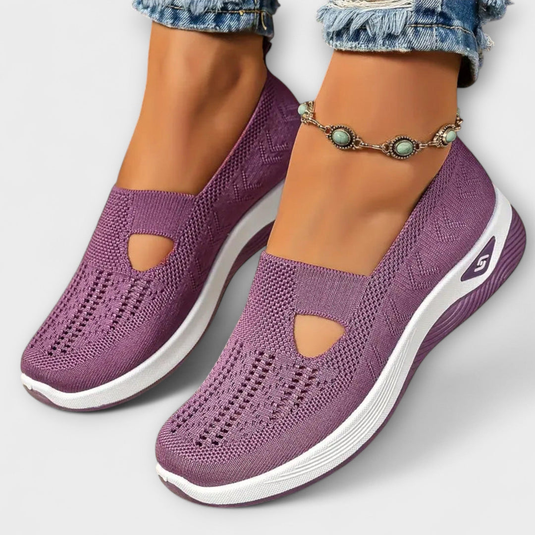 Katrin | Komfort Plus Orthopädische Wanderschuhe in Lila