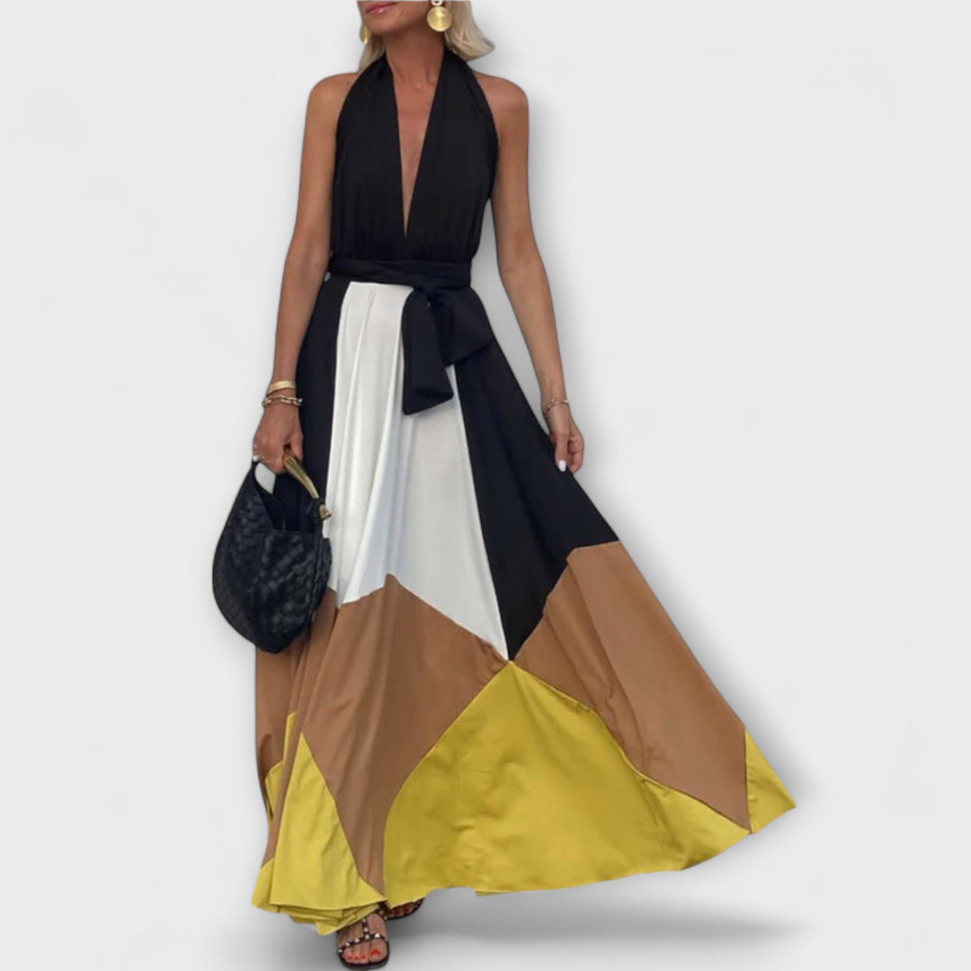 Ida | Langes Kleid mit Offenem Rücken