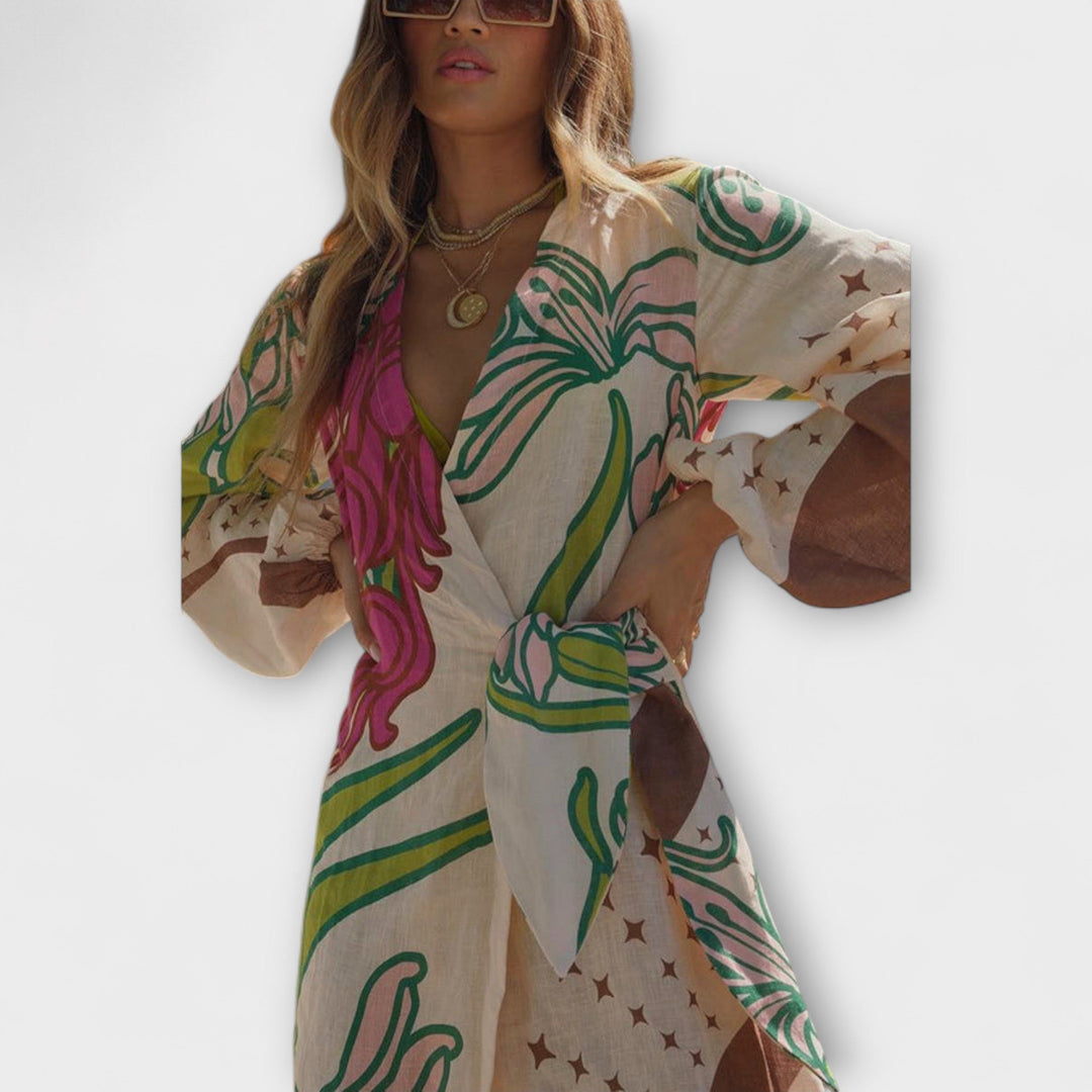 Frederike | Bindetunika Maxikleid