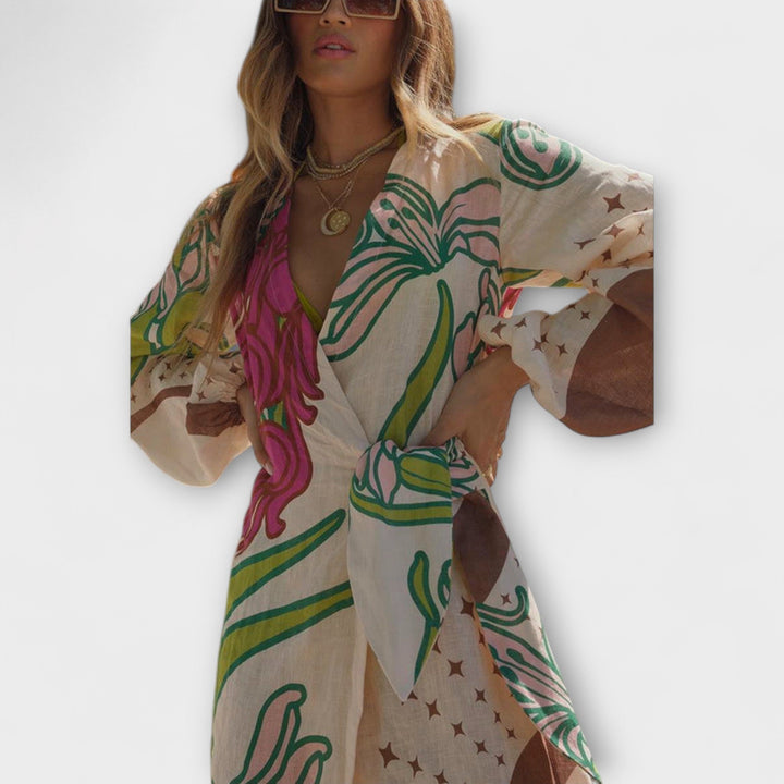 Frederike | Bindetunika Maxikleid