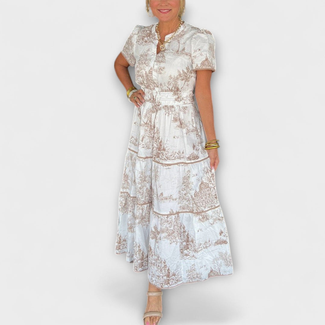 Petra | Zeitloses Toile-Maxikleid-Kleid