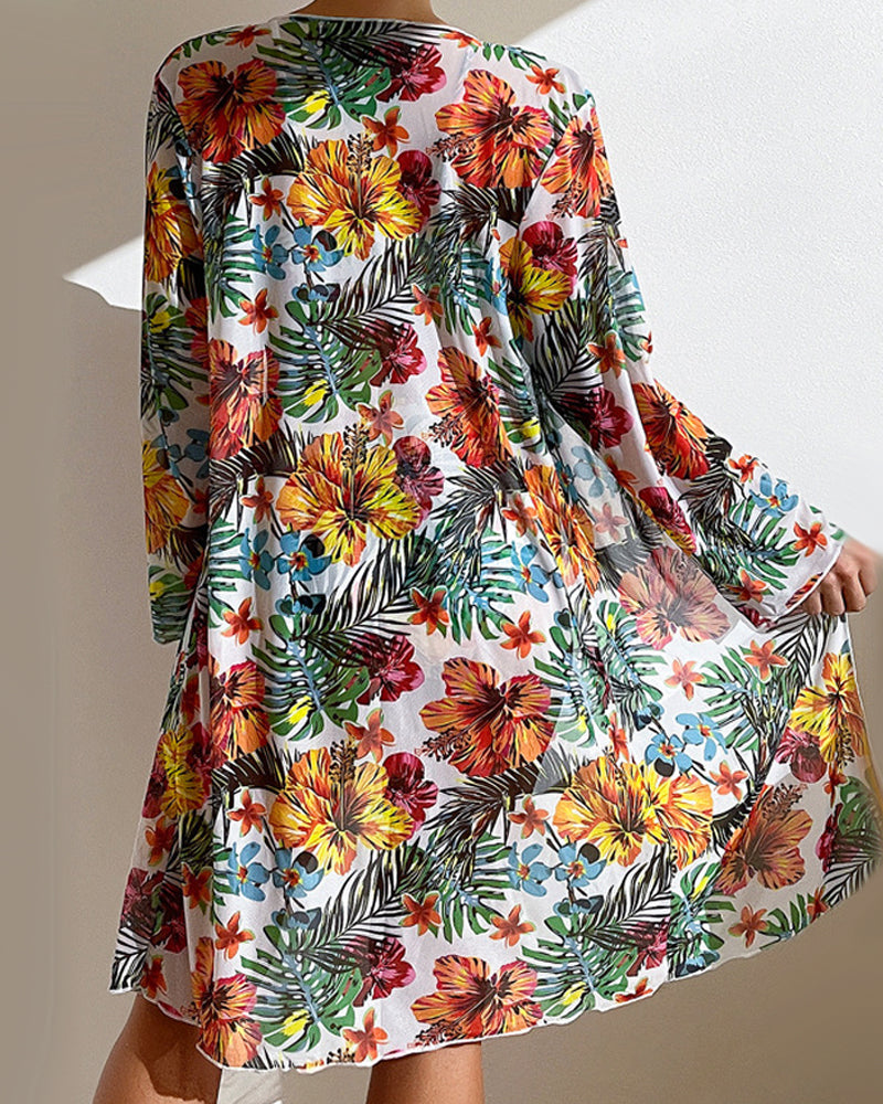 Silvia | Bikini mit Blumenrock