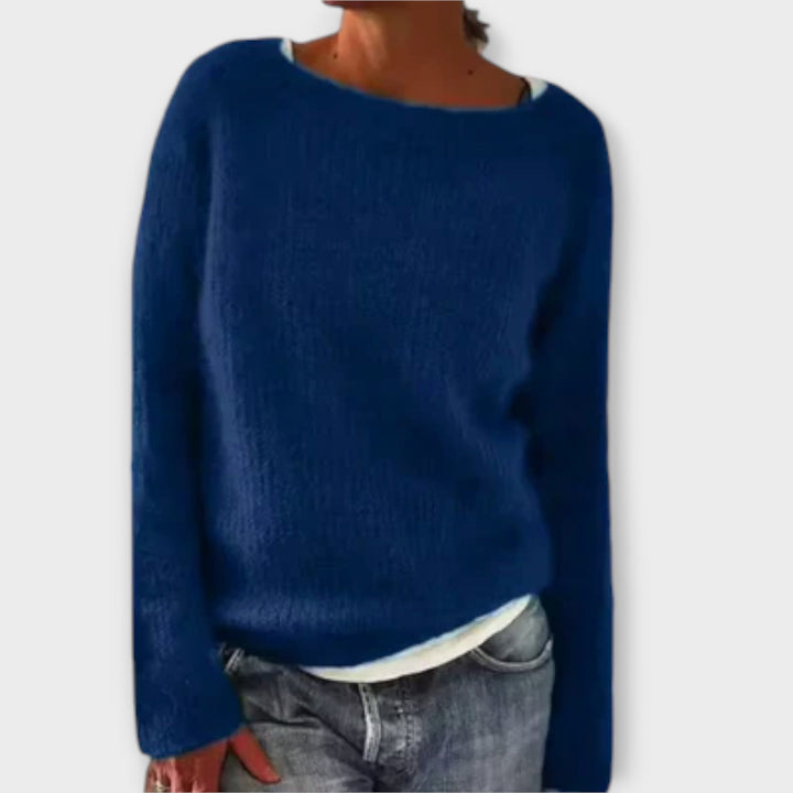 Lia | einfarbiger Pullover