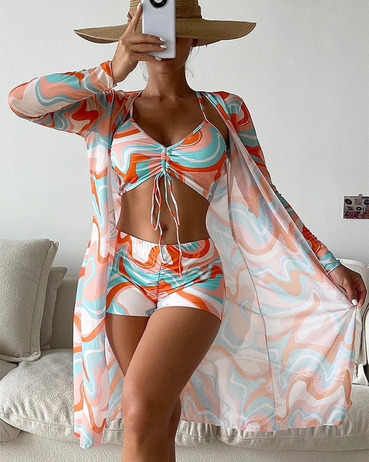 Madlen | 3-teiliges Bikini-Set mit Druck
