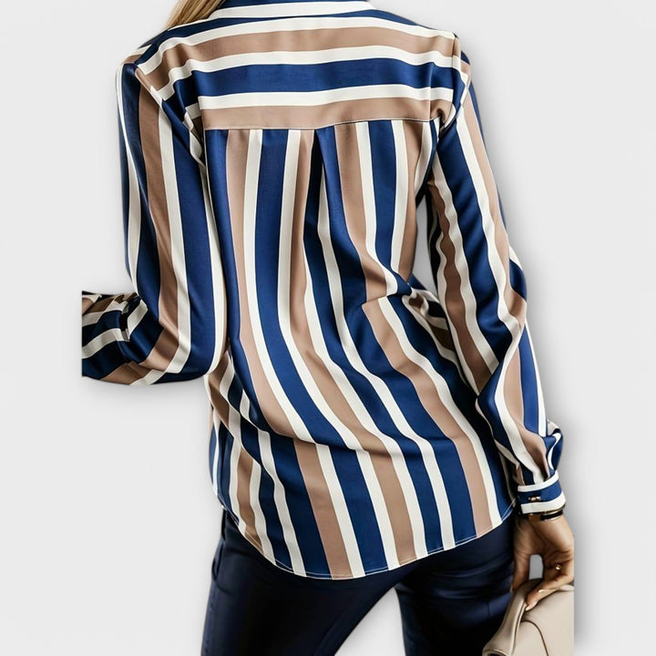 Ingrid | lässige und ruhige Stribet Bluse