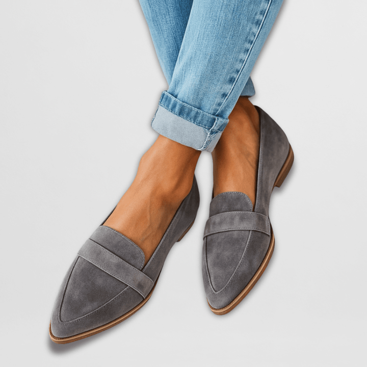 Olivia | Orthopädische weiche Wildleder Slipper