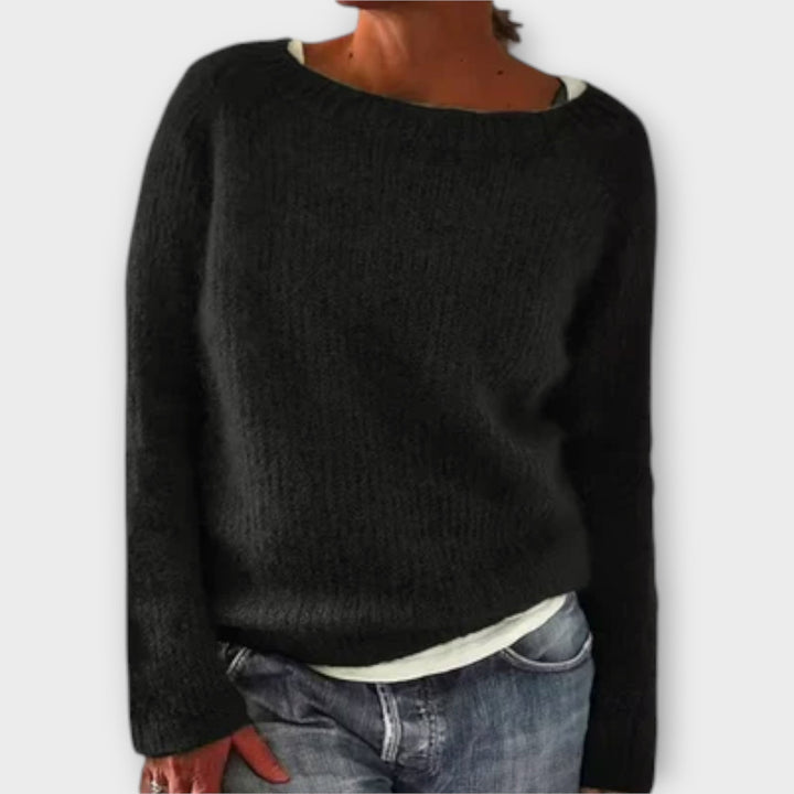 Lia | einfarbiger Pullover