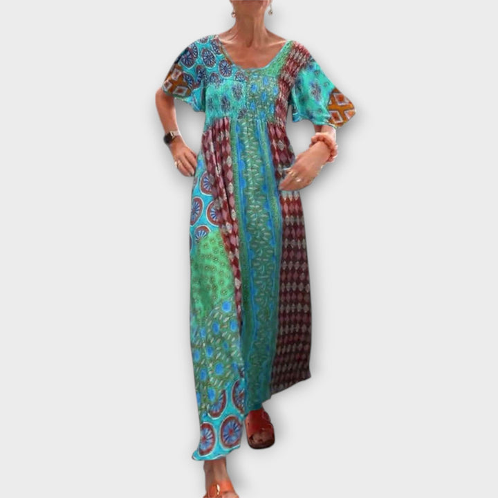 Frida | Lebhaftes Boho-Kleid