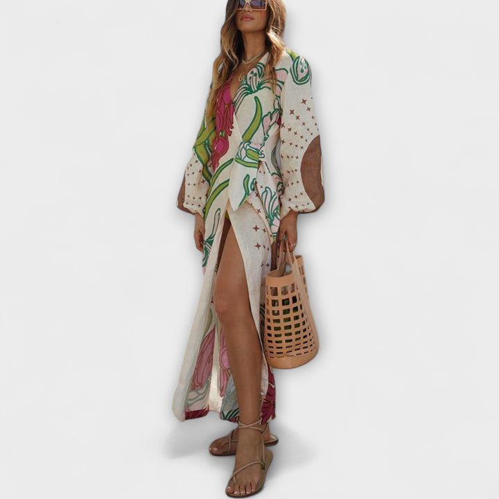 Frederike | Bindetunika Maxikleid