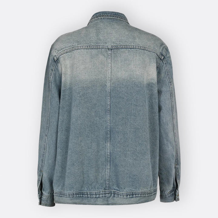 Cäcilia | Vintage Jacke mit hohem asymmetrischem Kragen