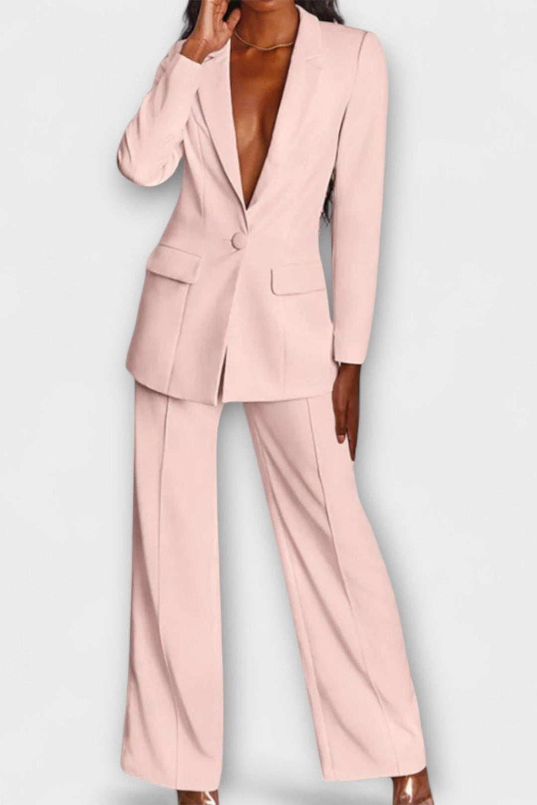 Lena | Schwarzes Blazer-Set