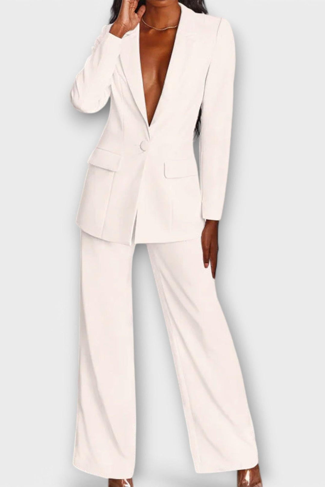 Lena | Schwarzes Blazer-Set