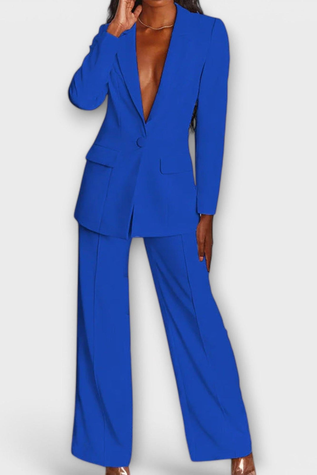 Lena | Schwarzes Blazer-Set